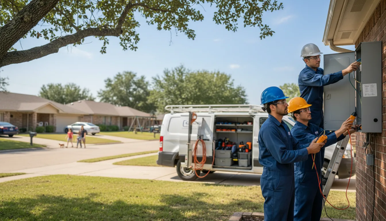 Certified electrician providing emergency electrical services in Union Hall, VA